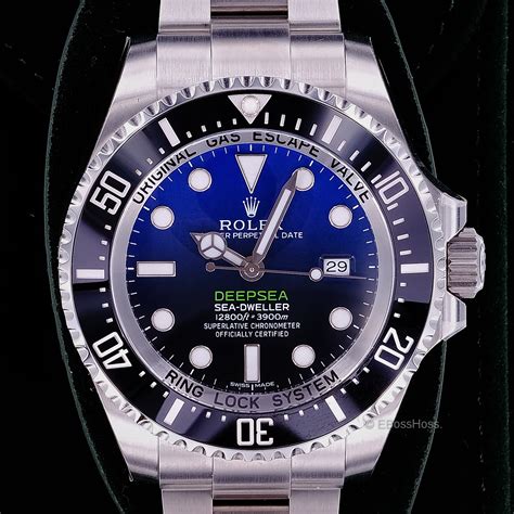 rolex deepsea deep blue replica|rolex deep sea dweller 44mm.